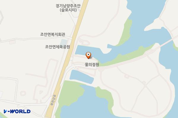 물의정원 공중화장실[진중-3] 위치 지도 — 경기도 남양주시 조안면 진중리 95
