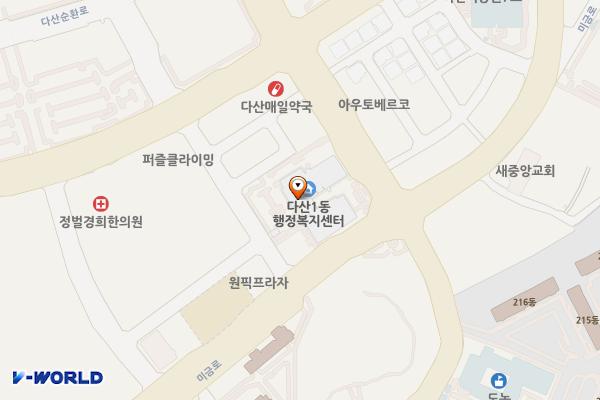 다산행정복지센터 3층 화장실 위치 지도 — 경기도 남양주시 다산중앙로 7(다산동)