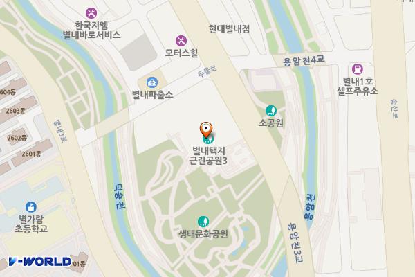 별내커뮤니티센터 지상1층 위치 지도 — 경기도 남양주시 순화궁로 313(별내동)