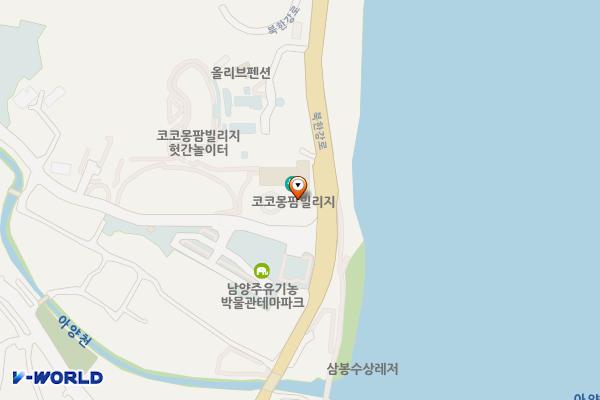 정약용 펀그라운드 별관동 1층 위치 지도 — 경기도 남양주시 조안면 북한강로 881