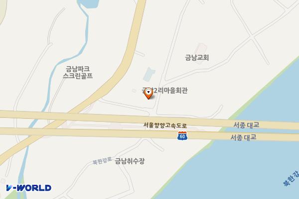 금남리 꽃가람 공원[금남-4] 위치 지도 — 경기도 남양주시 화도읍 금남리 514(서울춘천 교량 밑)