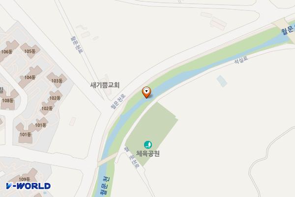 월문리 생활체육시설 화장실 위치 지도 — 경기도 남양주시 월문리 1281-2
