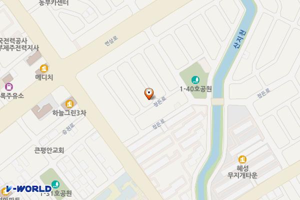정든로 16-8 위치 지도 — 제주특별자치도 제주시 정든로 16-8