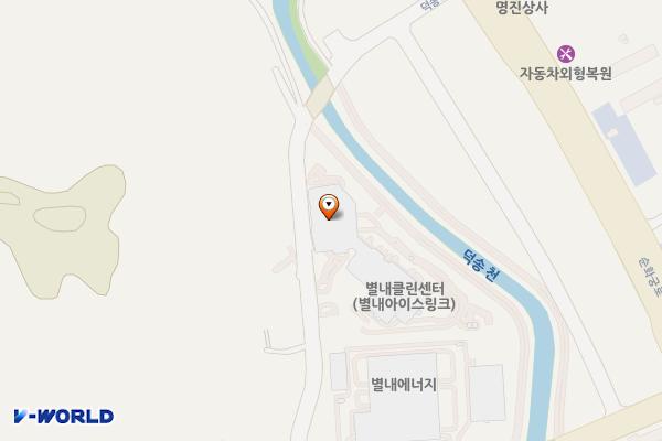 별내빙상장 2층 위치 지도 — 경기도 남양주시 별내동 덕송3로 76