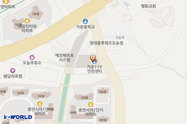 남양주 가운119안전센터 위치 지도 — 경기도 남양주시 가운로 16
