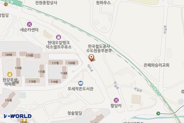 동성빌딩(민간개방화장실) 위치 지도 — 경기도 남양주시 덕소로 269