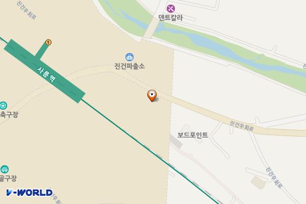 진건제4공영주차장[사능-1] 위치 지도 — 경기도 남양주시 진건읍 진건우회로 76