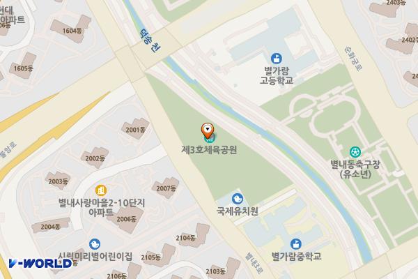 파크골프장[별내-6] 위치 지도 — 경기도 남양주시 별내동 910번지