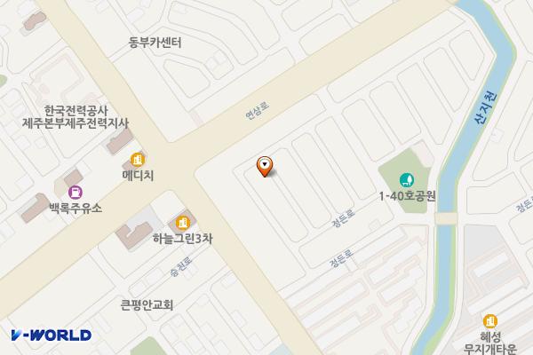 정든로2길 9-2, 9-4 위치 지도 — 제주특별자치도 제주시 정든로2길 9-2
