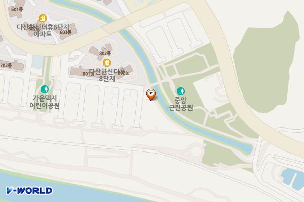 가운테니스장[다산-6] 위치 지도 — 경기도 남양주시 다산동 739