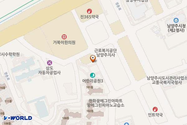 다산 어린이공원3호[다산-4] 위치 지도 — 경기도 남양주시 다산동 3074-1