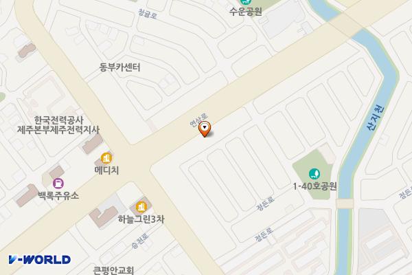 연삼로 456 위치 지도 — 제주특별자치도 제주시 연삼로 456