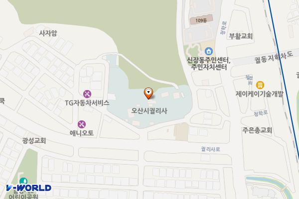궐리사 화장실 위치 지도 — 경기도 오산시 매홀로3