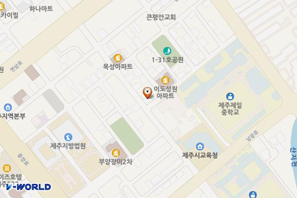 오복4길 21, 이도이동 450-7 위치 지도 — 제주특별자치도 제주시 오복4길 21