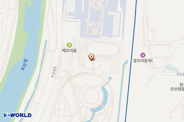 맑음터공원 캠핑장 위치 지도 — 경기도 오산시 오산천로 52