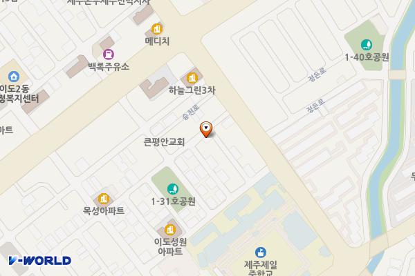 남광북3길 46, 승천로2길 19 위치 지도 — 제주특별자치도 제주시 남광북3길 46