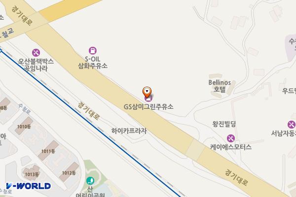 삼미그린주유소 위치 지도 — 경기도 오산시  경기대로 682