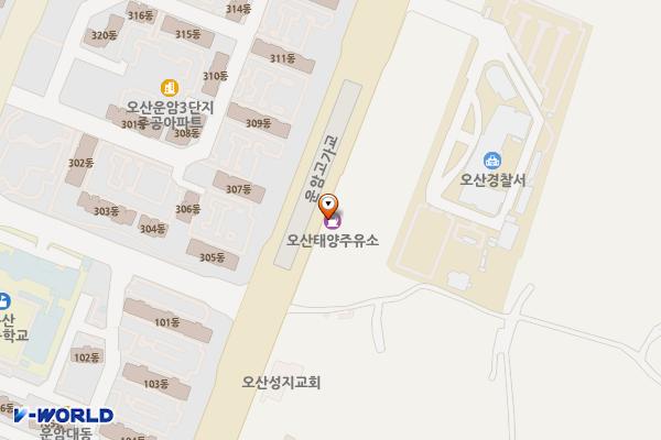 지에스칼텍스(주) 오산태양주유소 위치 지도 — 경기도 오산시  동부대로 574
