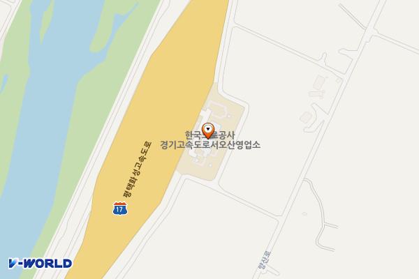 서오산영업소 화장실 위치 지도 — 경기도 오산시 오산화성고속도로 2