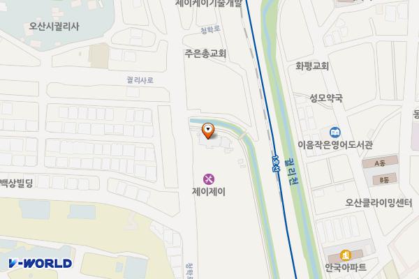 차량등록사업소 위치 지도 — 경기도 오산시 청학로 98