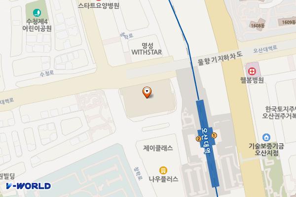 홈플러스 오산세교점 위치 지도 — 경기도 오산시 청학로 238