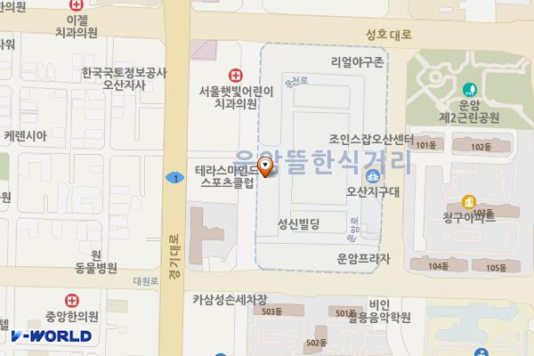 임금빌딩 위치 지도 — 경기도 오산시 운천로 52