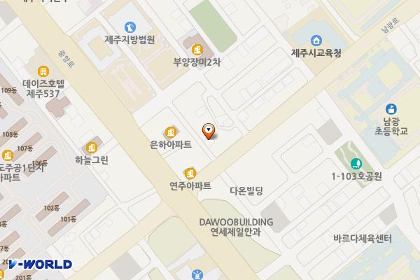 남광로 5-2, 5-8 위치 지도 — 제주특별자치도 제주시 남광로 5-2