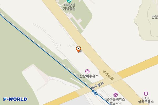 삼미충전소 위치 지도 — 경기도 오산시  경기대로 725