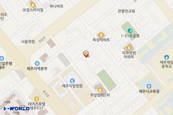 남광북3길 16, 이도이동 1077-5 위치 지도 — 제주특별자치도 제주시 남광북3길 16