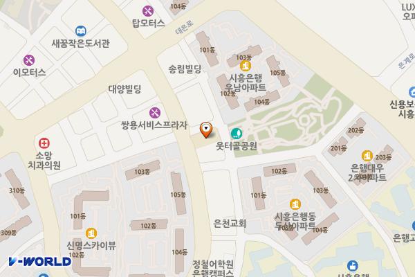 은행파출소 위치 지도 — 경기도 시흥시 은행로 148 (은행동, 시흥경찰서은행지구대)