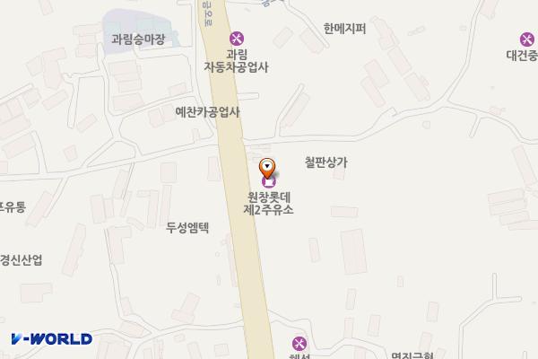 원창 롯데제2주유소 위치 지도 — 경기도 시흥시 금오로 304 (과림동, GS남경주유소)