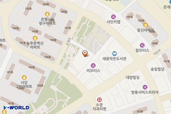 대야평생학습관 위치 지도 — 경기도 시흥시 은행로 173번길14