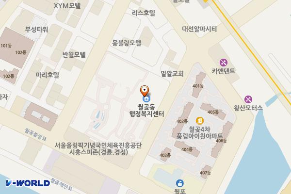 월곶어울림센터 위치 지도 — 경기도 시흥시 월곶중앙로30번안길 7