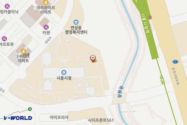 시흥시청 본관 위치 지도 — 경기도 시흥시 시청로 20 (장현동, 시흥시청)