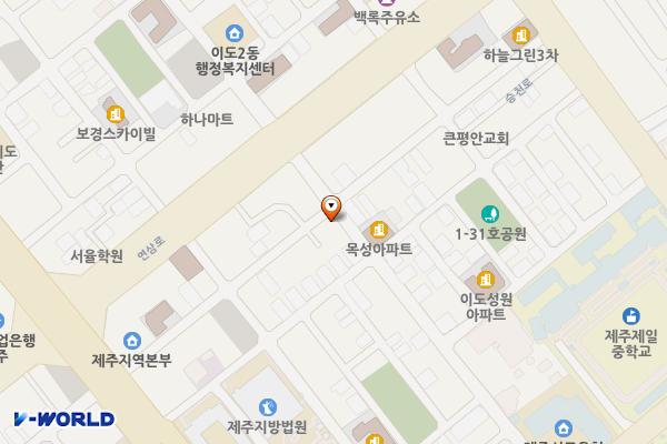오복4길 6, 10 위치 지도 — 제주특별자치도 제주시 오복4길 6