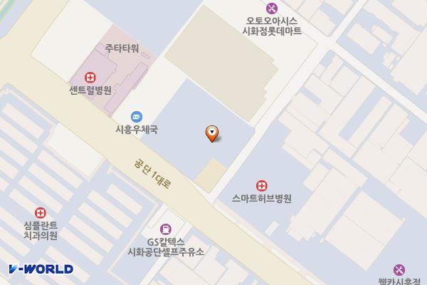 시흥시외국인복지센터 공중화장실 위치 지도 — 경기도 시흥시 공단1대로259번길 5