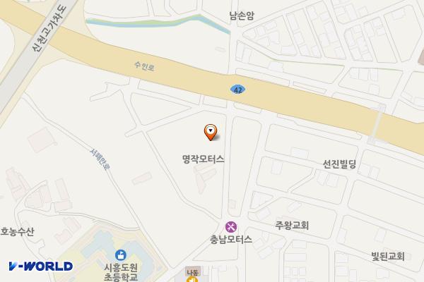 신천패션타운A 개방화장실 위치 지도 — 경기도 시흥시 수인로3413번길 6 (신천동)