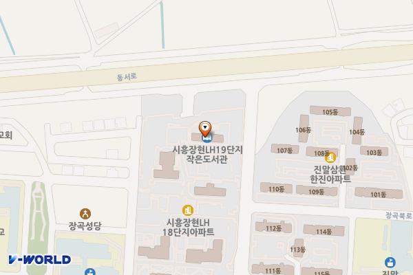 시흥시장곡종합사회복지관 화장실 위치 지도 — 경기도 시흥시 동서장곡길 55
