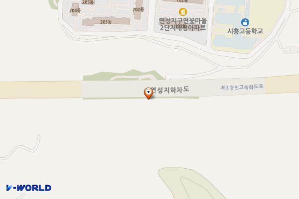 태평공원 화장실 위치 지도 — 경기도 시흥시 하상동 343-36