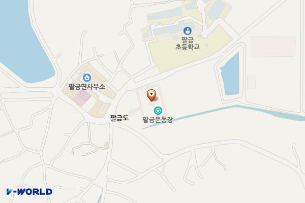 팔금종합복지타운 주차장 위치 지도 — 전남광주통합특별시 신안군 팔금면 읍리 501-2번지