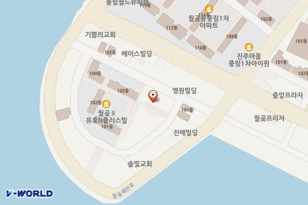 월곶동문화센터 위치 지도 — 경기도 시흥시 월곶해안로 161번길 7(월곶동)