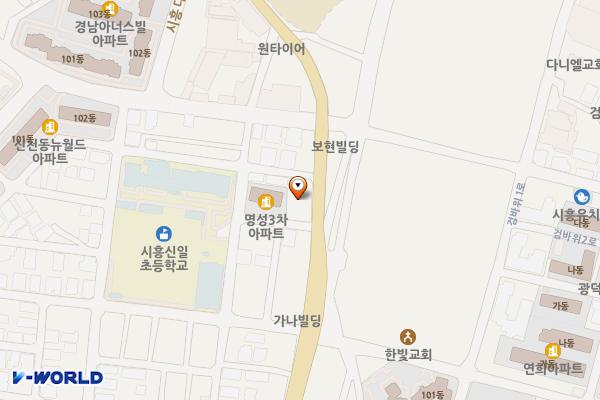 작은자리종합사회복지관 위치 지도 — 경기도 시흥시 시흥대로 1087