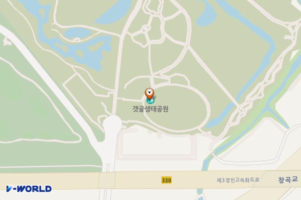 갯골생태공원(해수체험장) 위치 지도 — 경기도 시흥시 동서로 287
