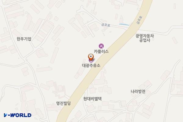대광주유소 위치 지도 — 경기도 시흥시 금오로 499 (과림동, SK대광주유소)
