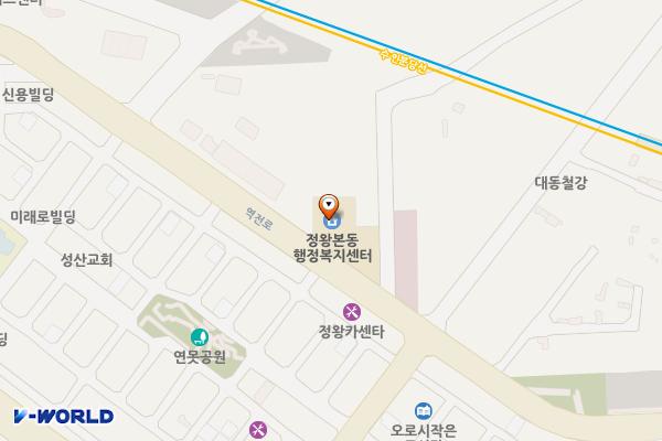 정왕본동주민센터 위치 지도 — 경기도 시흥시 역전로 228 (정왕동, 정왕본동주민센터)