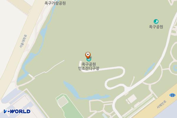 옥구공원관리사무실 위치 지도 — 경기도 시흥시 서해안로 277 (정왕동, 론볼 경기장 운영센터)