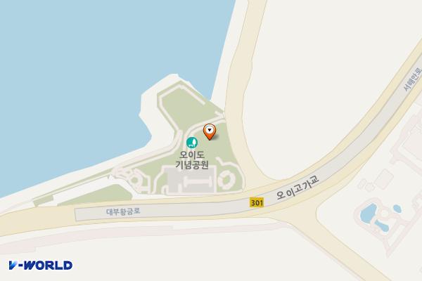 오이도기념공원 위치 지도 — 경기도 시흥시 오이도로 332