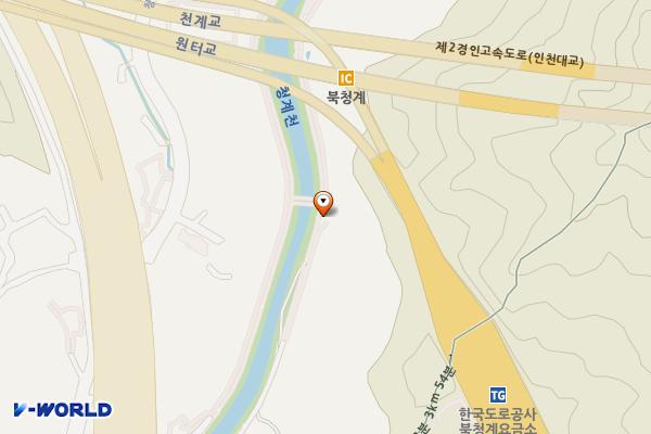 청계 하청계교 위치 지도 — 경기도 의왕시 청계천자전거3길 30 (청계동)
