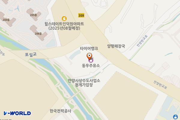 동우 주유소 위치 지도 — 경기도 의왕시 안양판교로 138 (포일동)