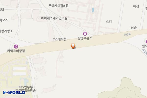 S-OIL 산뜻주유소 위치 지도 — 경기도 의왕시 고산로 65, 산뜻주유소 (고천동)